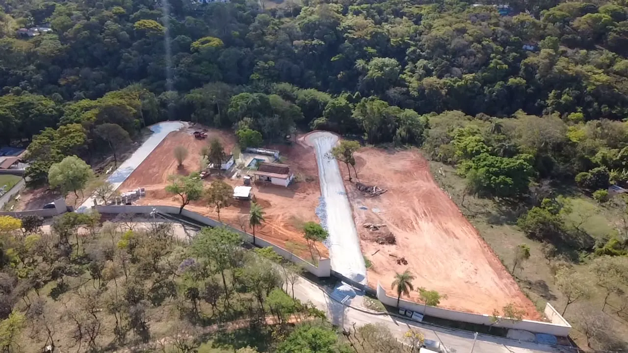 Vista aérea de loteamento em execução pela Prosperar